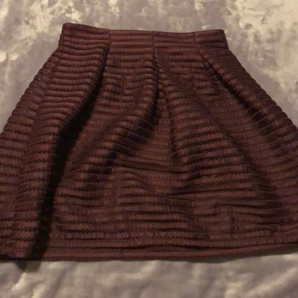 Plum Bubble Skirt